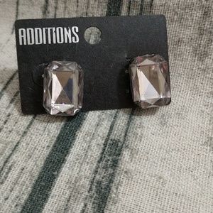 Large stone earrings